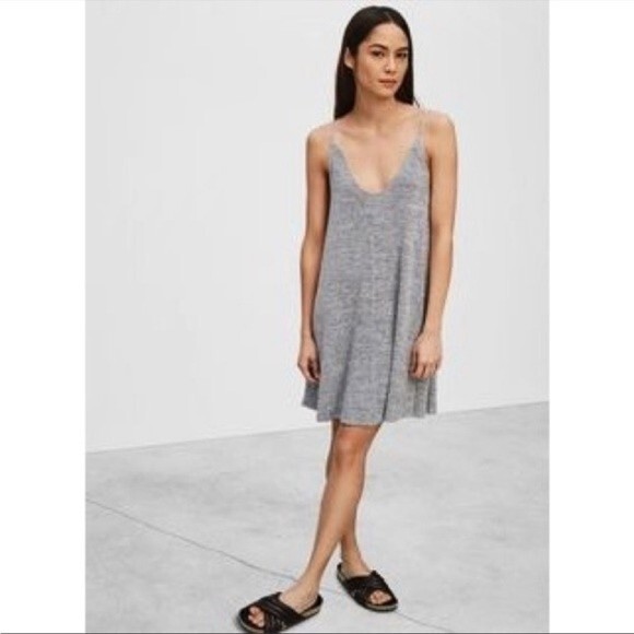 Aritzia Wilfred Free Nielsen Romper in Heather Grey XS NWOT - Picture 1 of 11